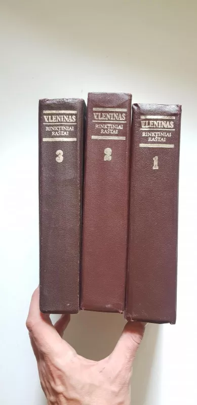 Rinktiniai raštai. 3  tomai - V. I. Leninas, knyga