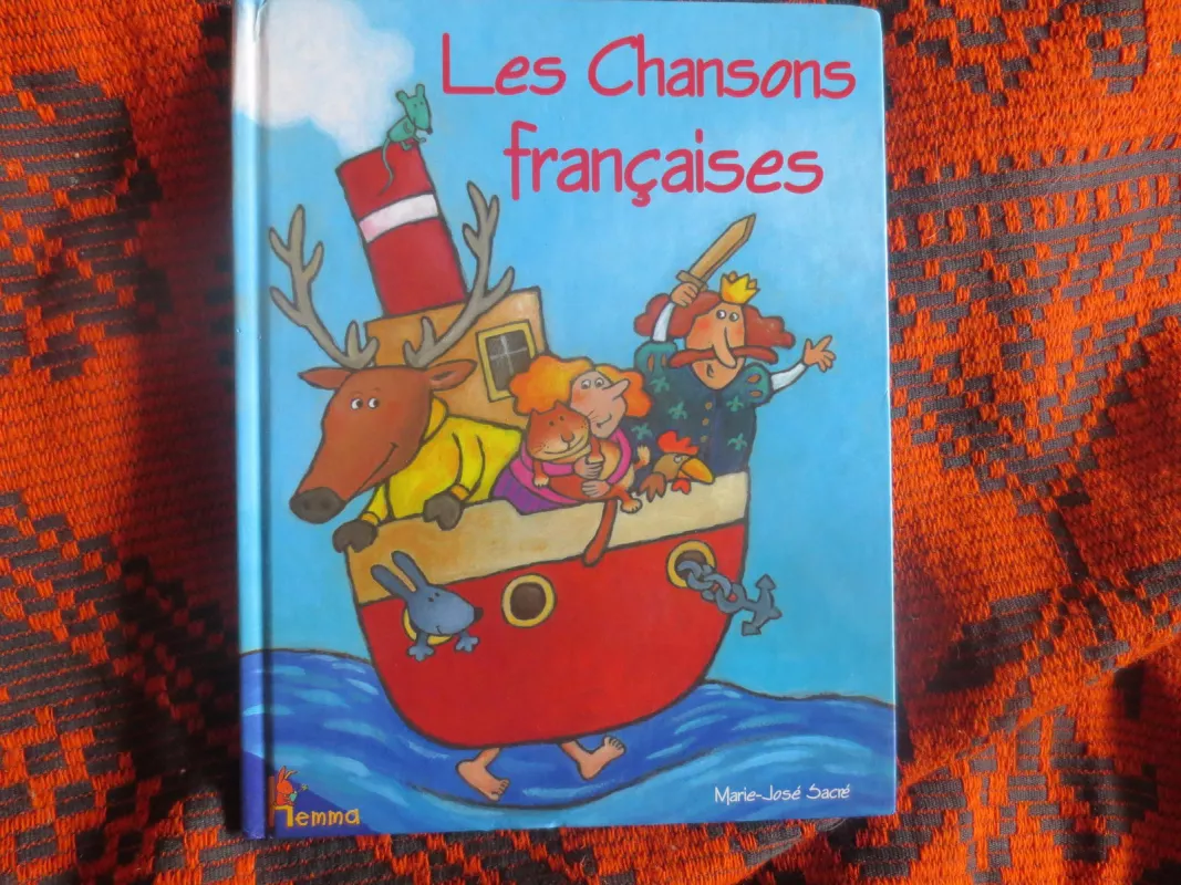 Les chansons francaises - Editions Hemma, knyga