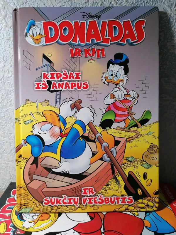 Donaldas ir kiti kipsai is anapus ir sukciu viesbutis - Walt Disney, knyga
