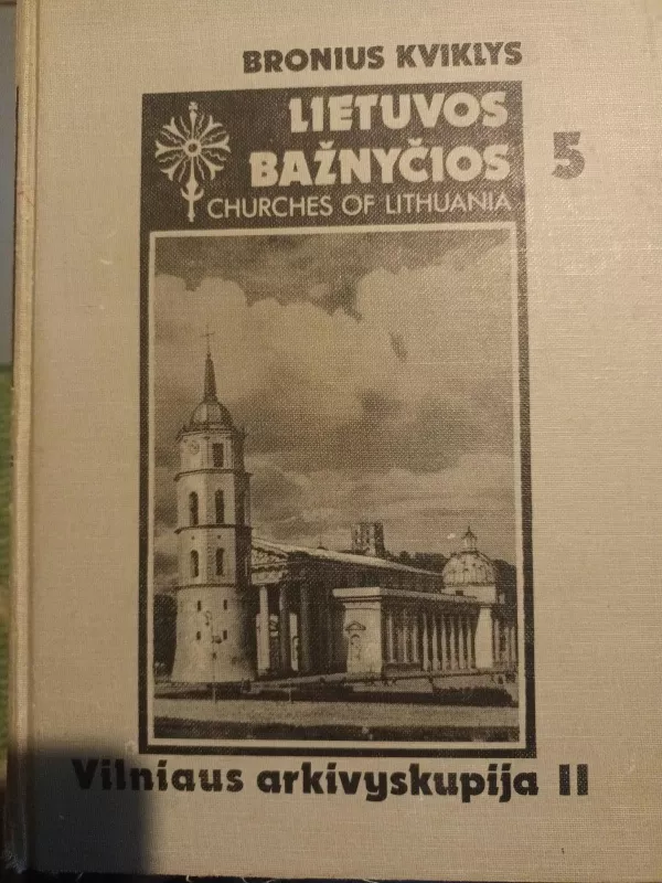 Lietuvos bažnyčios: Vilniaus arkivyskupija (5 tomo II dalis) - Bronius Kviklys, knyga