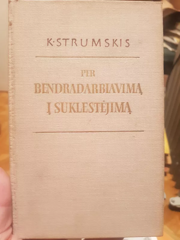 Per bendradarbiavimą į suklestėjimą - K. Strumskis, knyga