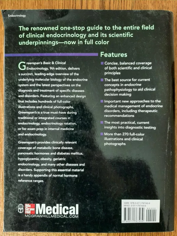 Greenspan's Basic and Clinical Endocrinology, Ninth Edition - David Gardner, knyga