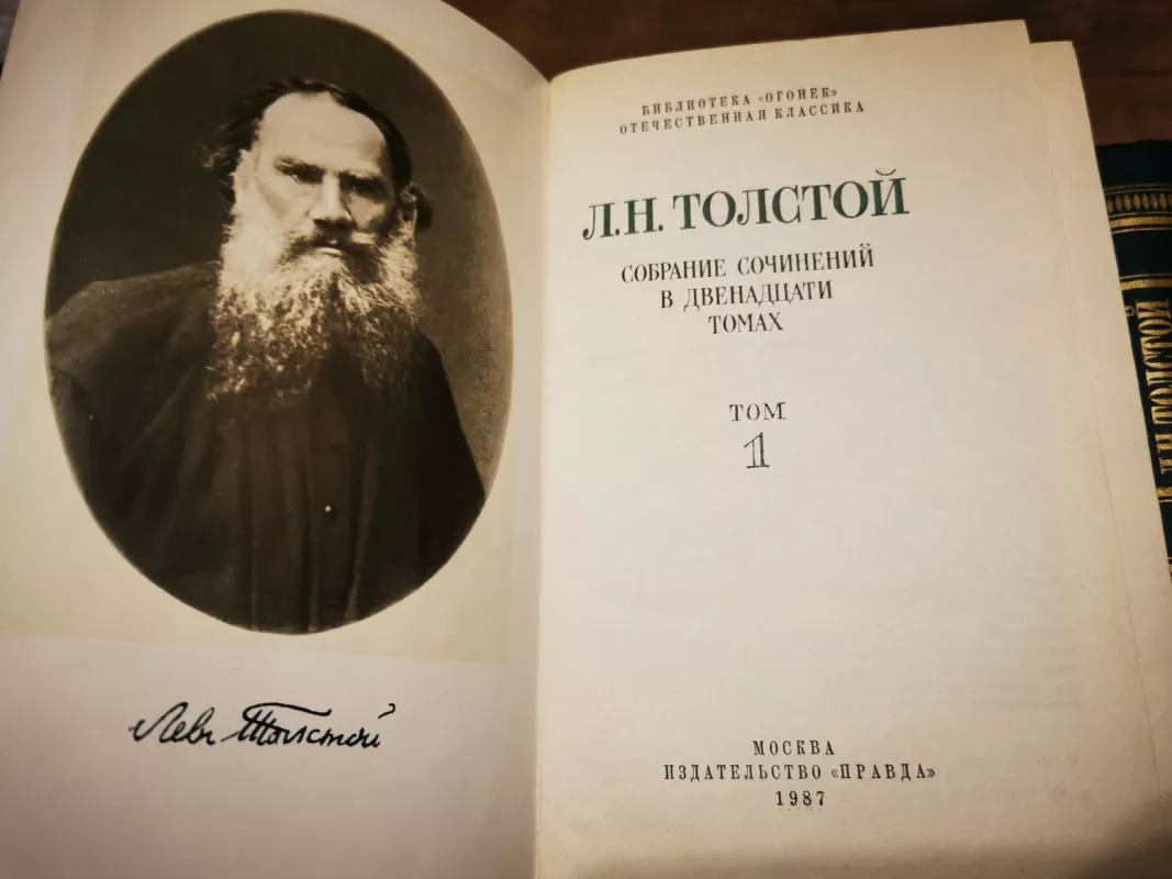 Собрание сочинений в 12 томах (1987) - Л. Н. Толстой, knyga