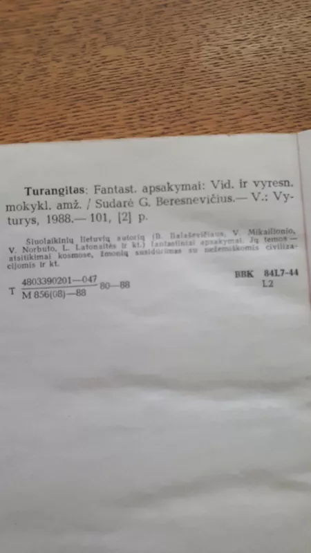 Turangitas - Autorių Kolektyvas, knyga