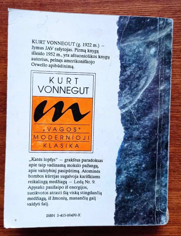 Katės lopšys - Kurt Vonnegut, knyga