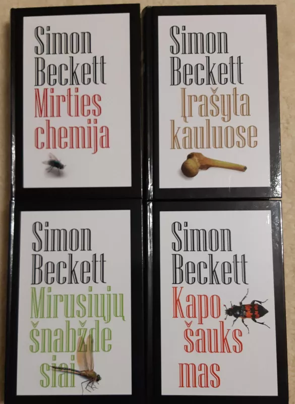 Įrašyta kauluose - Simon Beckett, knyga