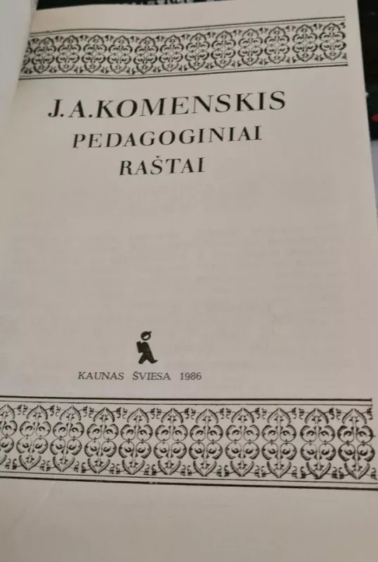 Pedagoginiai raštai - Autorių Kolektyvas, knyga