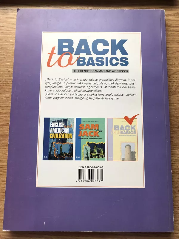 Back to basics (reference grammar and workbook) - Autorių Kolektyvas, knyga
