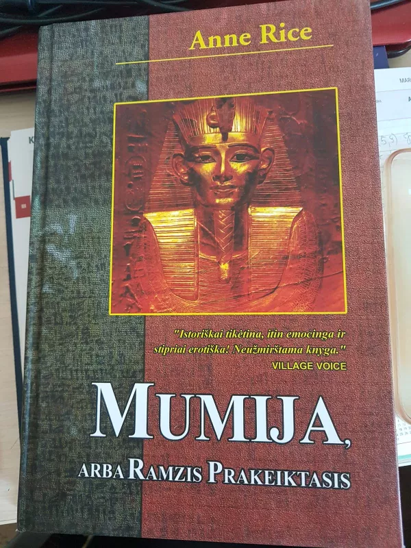 Mumija, arba Ramzis Prakeiktasis - Anne Rice, knyga