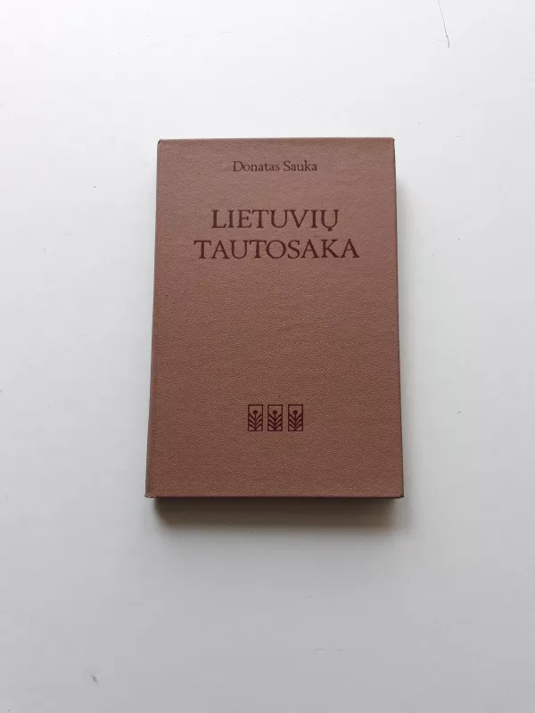 Lietuvių tautosaka - Donatas Sauka, knyga
