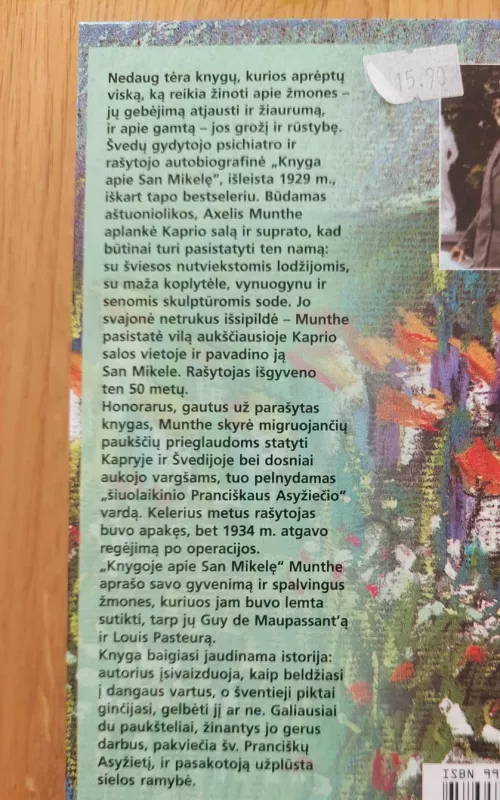 Knyga apie San Mikelę - Axel Munthe, knyga