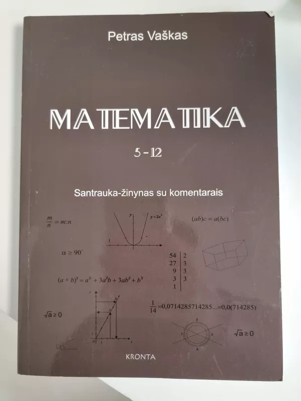 Matematika 5-12 - Petras Vaškas, knyga