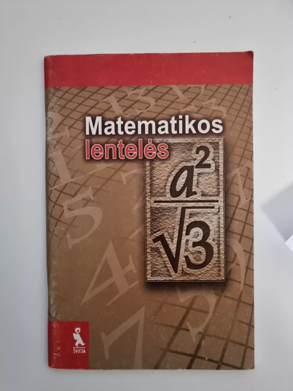 Matematikos lentelės - Autorių Kolektyvas, knyga