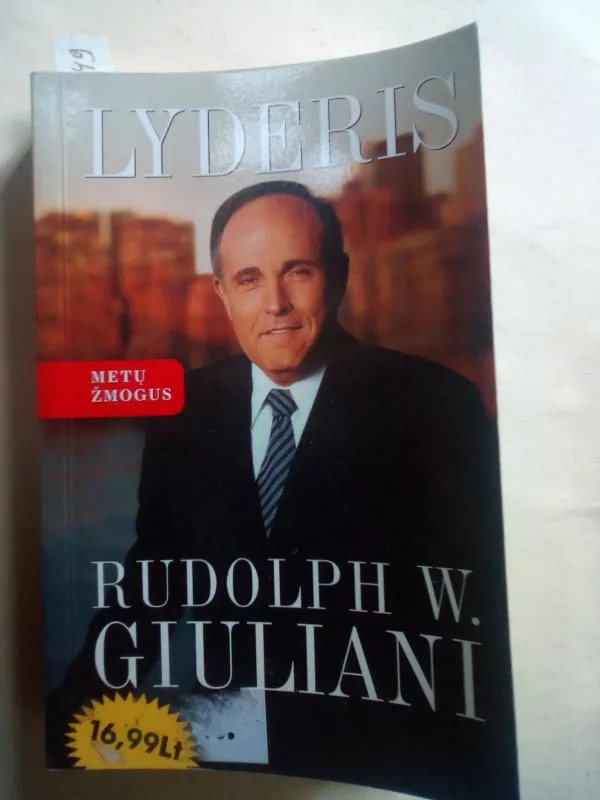 Lyderis - Rudolph W. Giuliani, knyga