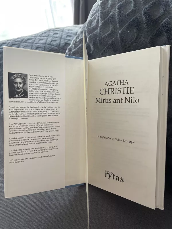 Mirtis ant Nilo - Agatha Christie, knyga
