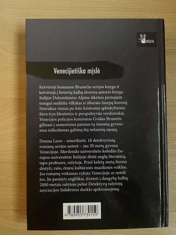 Venecijietiška mįslė - Donna Leon, knyga