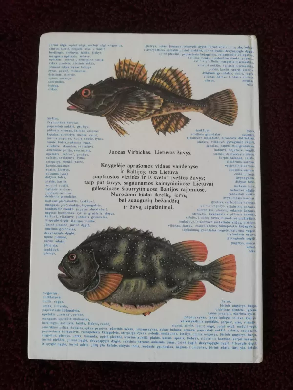 Lietuvos žuvys - Juozas Virbickas, knyga