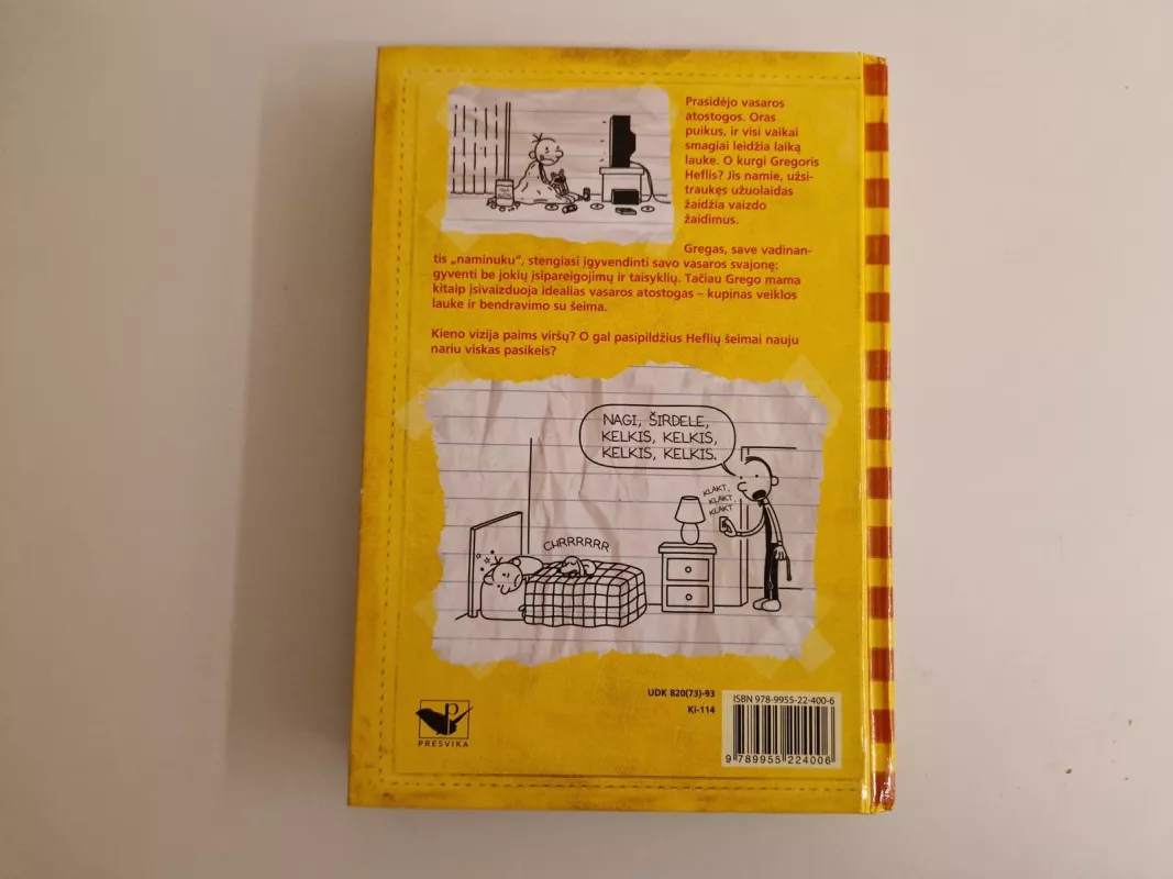 Nevykėlio dienoraštis 4. Karštos vasaros dienos. - Jeff Kinney, knyga