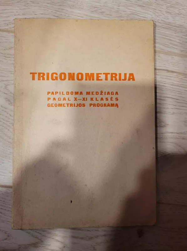Trigonometrija - E. Cemnolonskienė, P.  Mikalauskas, knyga
