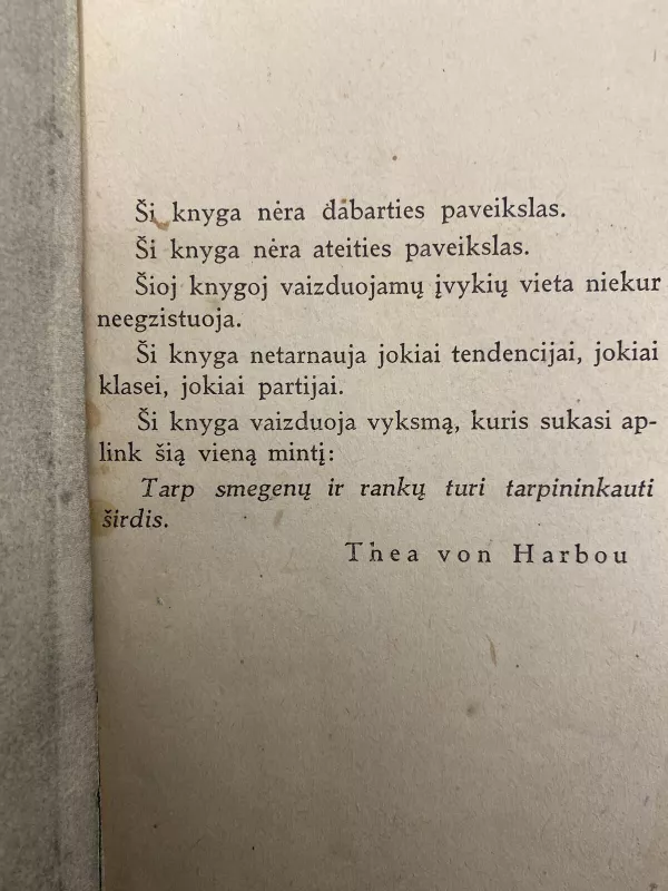 Metropolis - T. Thea von Harbou, knyga
