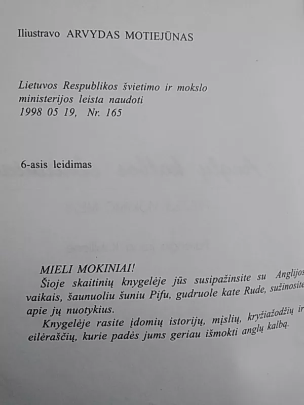 my first reader - Irena Kubilienė, knyga