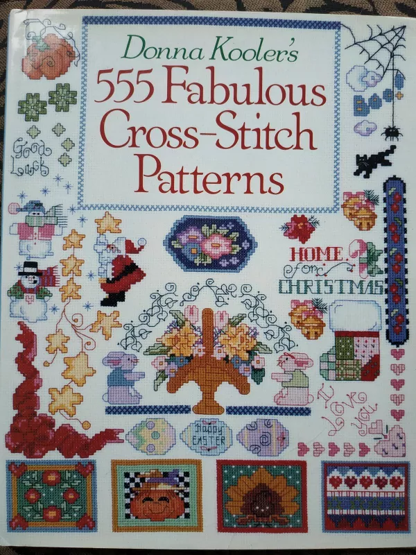 555 Fabulous Cross-Stitch Patterns - Donna Kooler, knyga