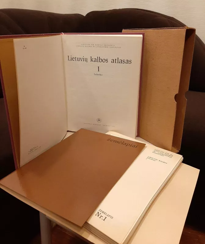 Lietuvių kalbos atlasas I. Leksika - E. Grinaveckienė, ir kiti , knyga