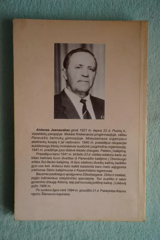 Stalinizmo pragare - Antanas Jasnauskas, knyga