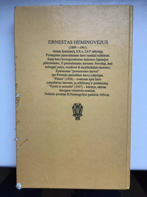 Fiesta. Turėti ir neturėti - Ernestas Hemingvėjus, knyga