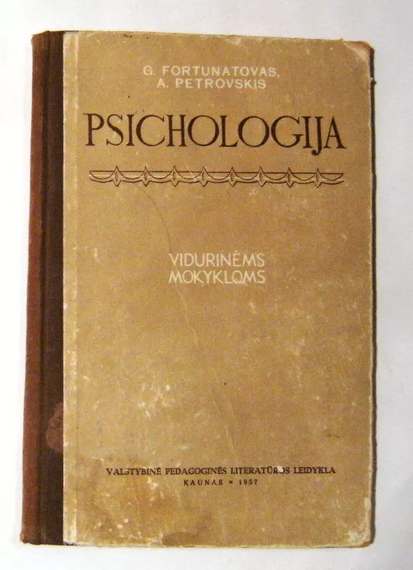 Psichologija - G. Fortunatovas, ir kiti , knyga