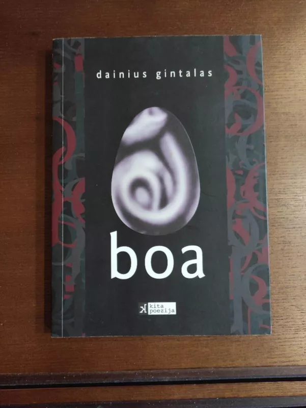 Boa - Dainius Gintalas, knyga