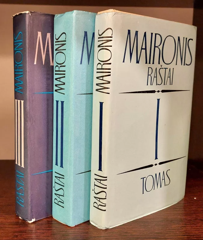 Raštai (3 tomai) -  Maironis, knyga