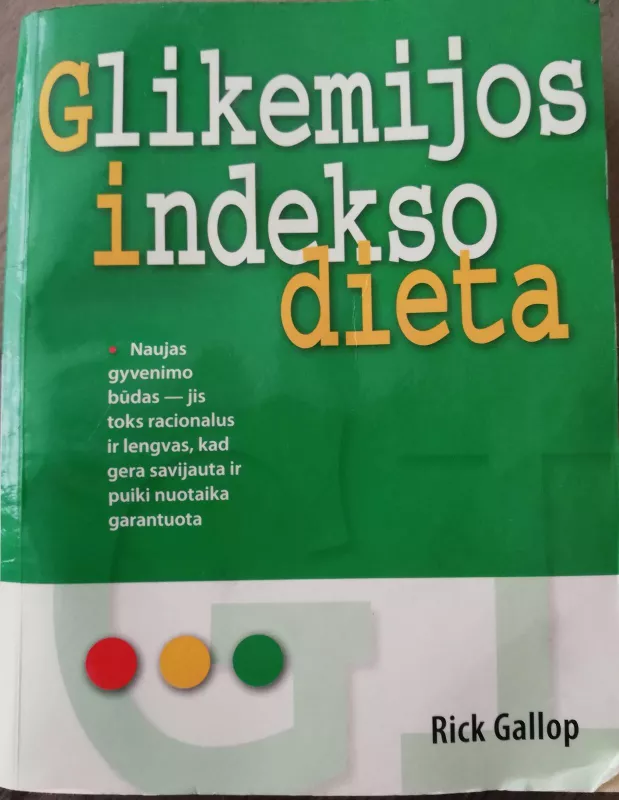 Glikemijos indekso dieta - Rick Gallop, knyga