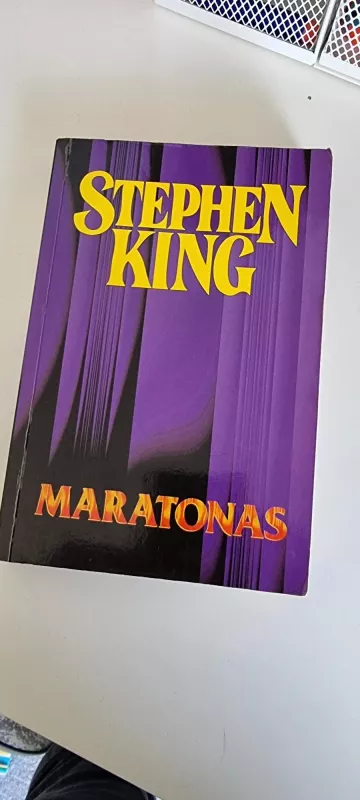 Maratonas - Stephen King, knyga