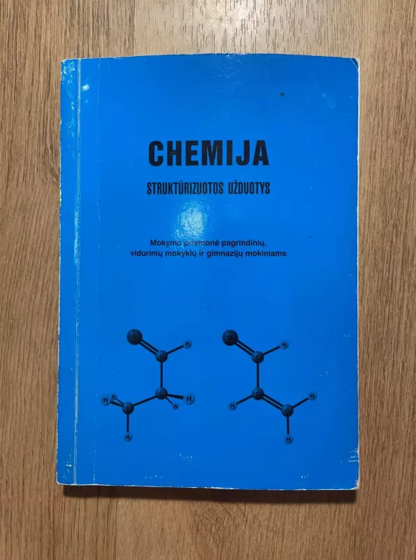 Chemija: struktūrizuotos užduotys - Irena Krapaitienė, knyga