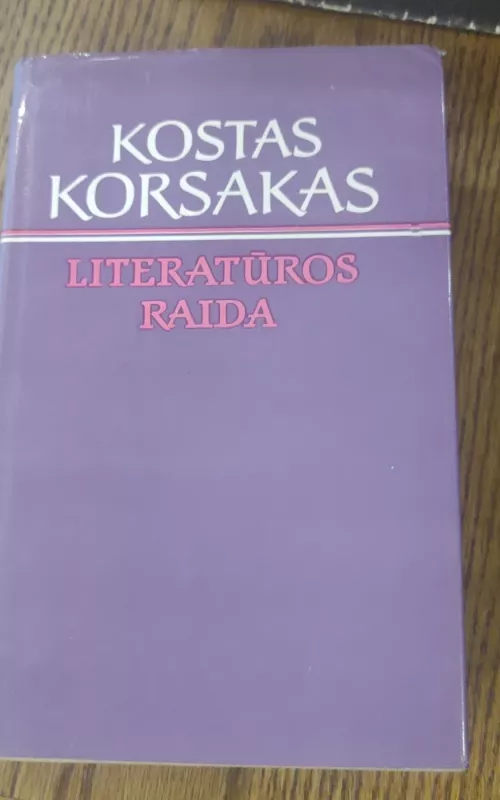Literatūros raida - Kostas Korsakas, knyga