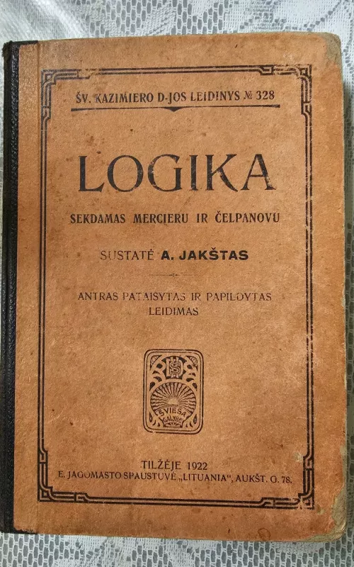 Logika - Autorių Kolektyvas, knyga