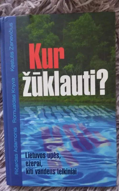 Kur žūklauti?:Lietuvos upės, ežerai, kiti vandens telkiniai - Ričardas Adamonis, knyga
