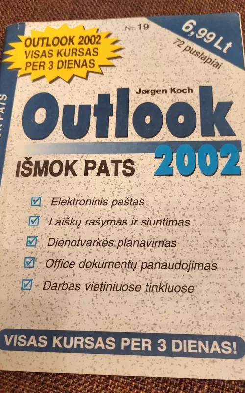 Outlook 2002: išmok pats - Jorgen Koch, knyga