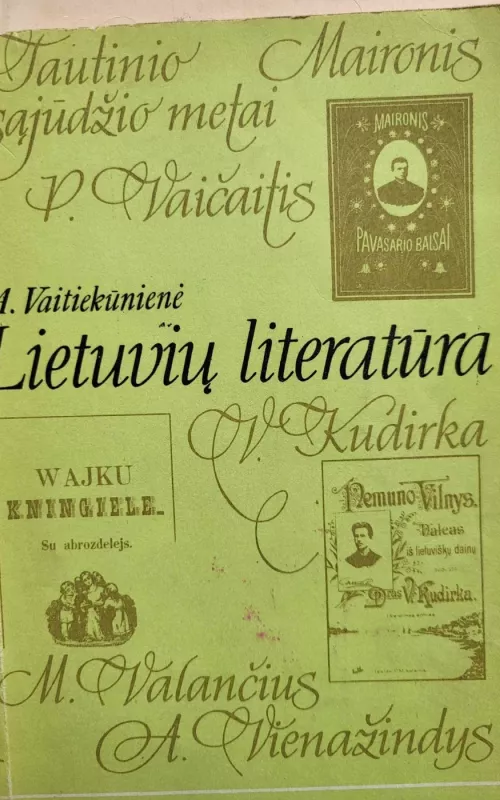 Lietuvių literatūra 10 klasei - Aldona Vaitiekūnienė, knyga
