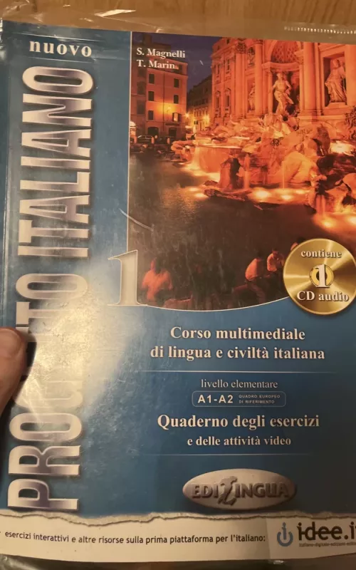 Nuovo progetto italiano. Libro dello studente. Con CD-ROM: Nouvo Progetto 1 libro dello studente   CD-ROM - T.Marin S.Magnelli, knyga