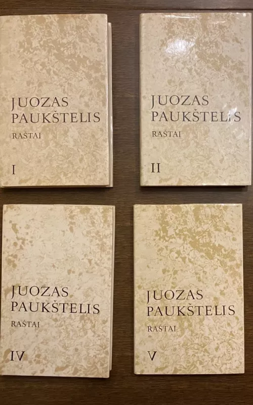 Raštai (6 tomai) - Juozas Paukštelis, knyga