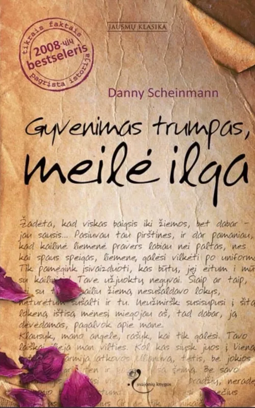 Gyvenimas trumpas, meilė ilga - Danny Scheinmann, knyga