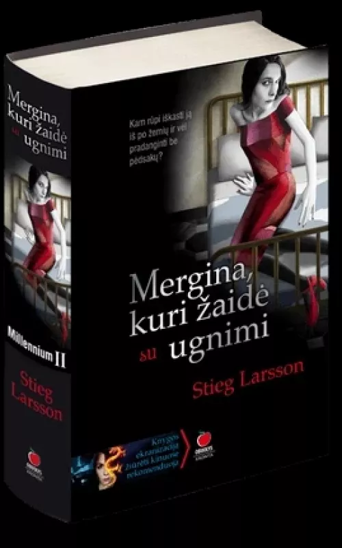 Mergina, kuri žaidė su ugnimi - Stieg Larsson, knyga