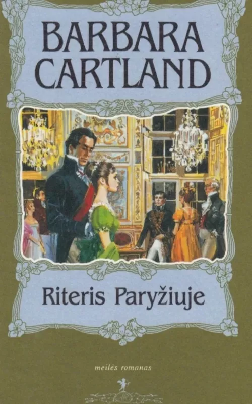Riteris Paryžiuje - Barbara Cartland, knyga
