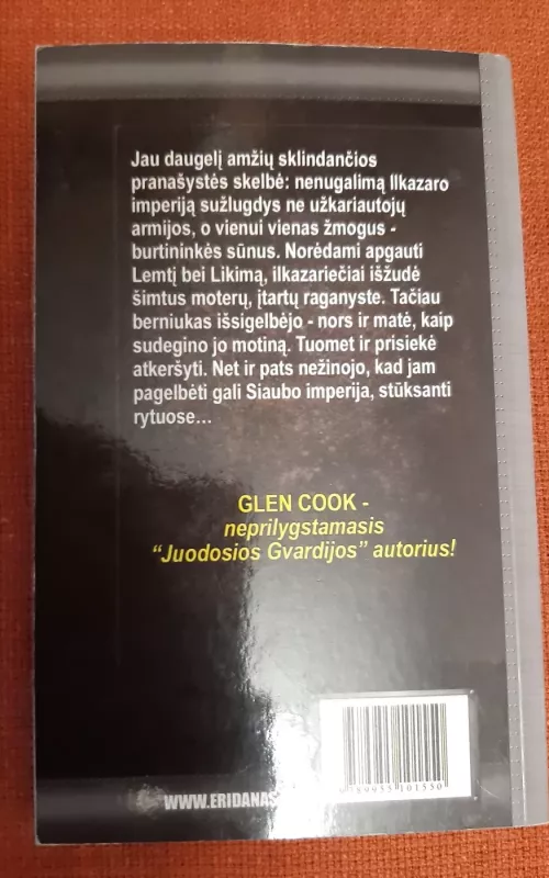 Visų naktų tamsa - Glen Cook, knyga
