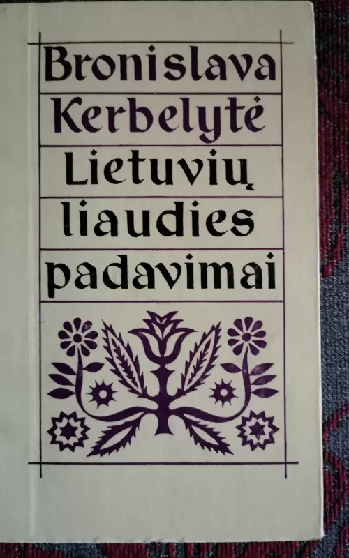 Lietuvių liaudies padavimai - Bronislava Kerbelytė, knyga