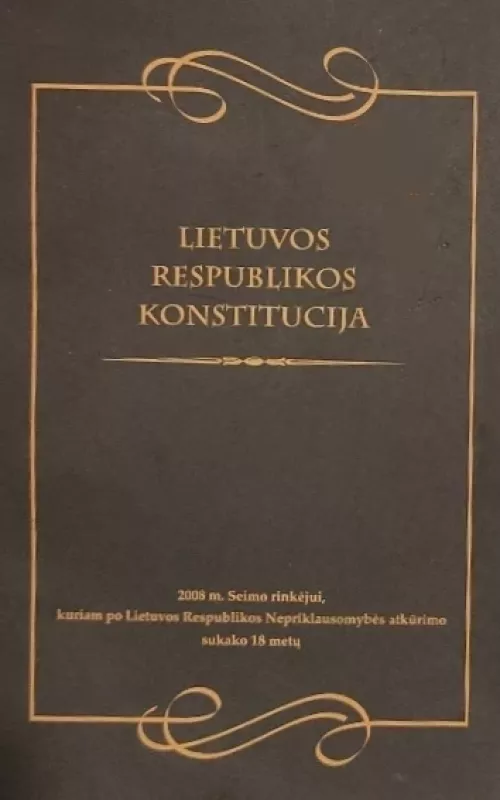 Lietuvos respublikos konstitucija - Autorių Kolektyvas, knyga