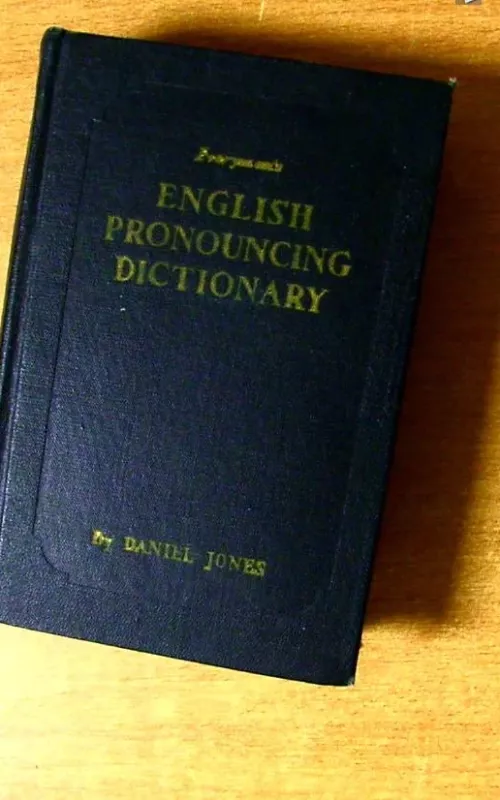 English pronouncing dictionary - Daniel Jones, knyga