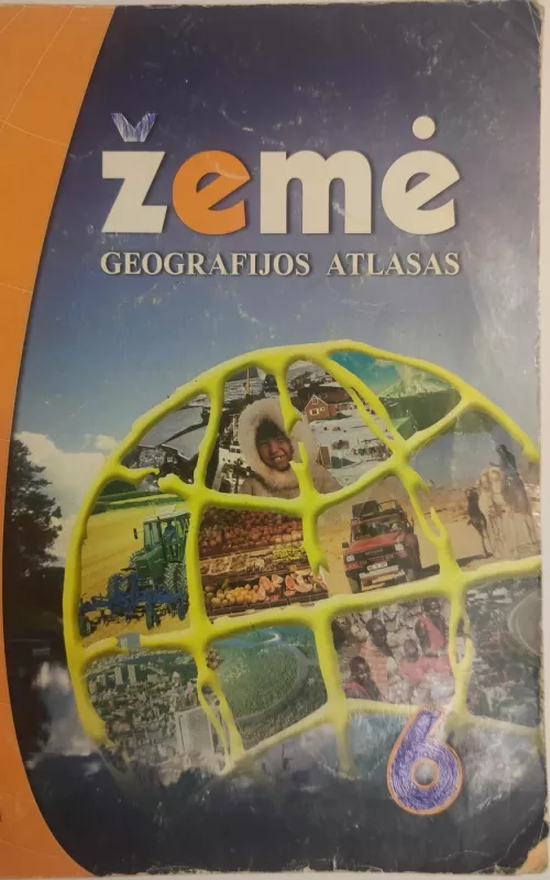 Žemė geografijos atlasas 6 klasei - Rytas Šalna, knyga